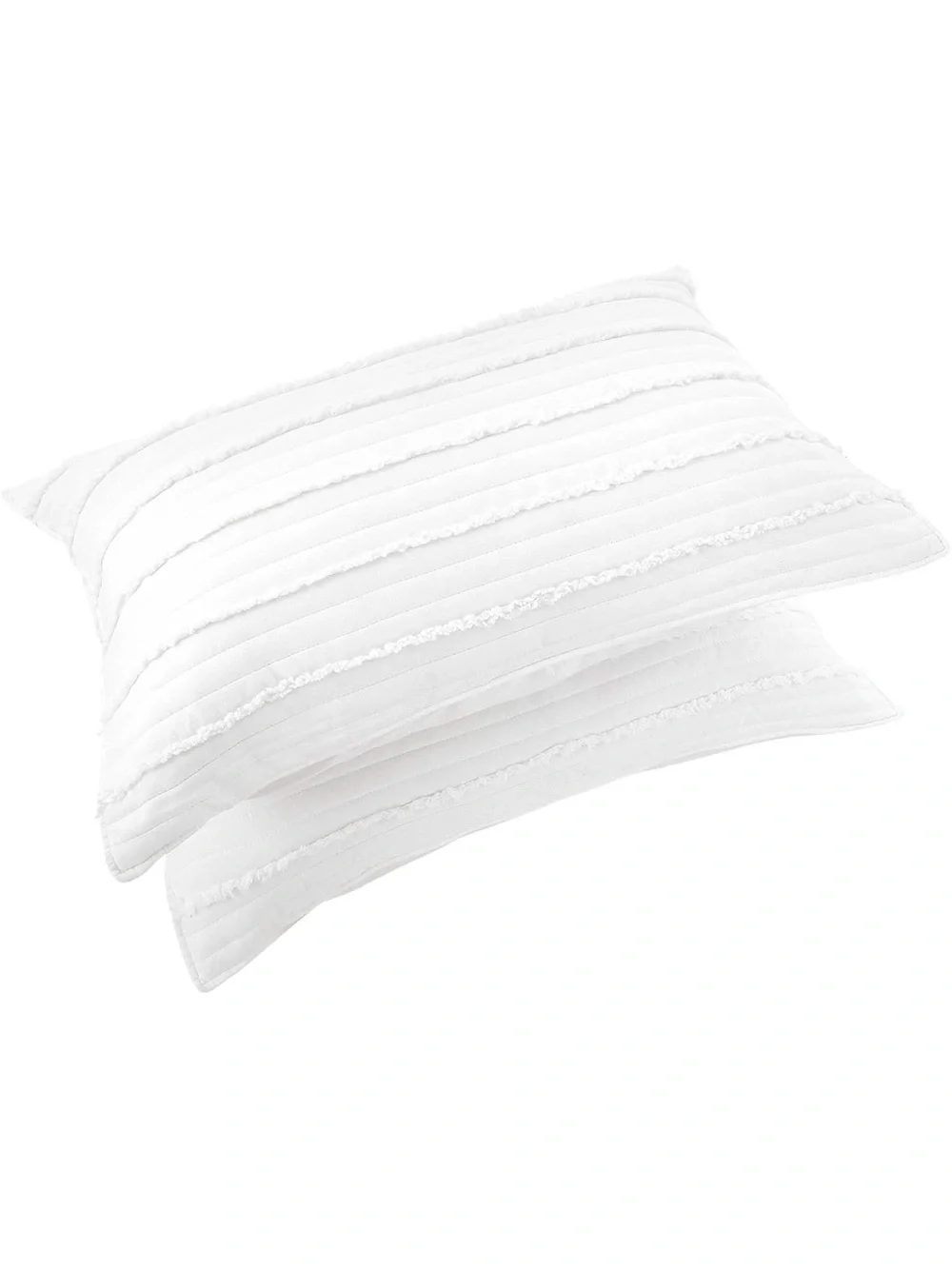 BOSOWOS King Size Pillow Shams Set of 2, Ultra Soft Breathable 20 x 36 2597/bb8